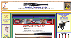 Desktop Screenshot of baseballequipment4sale.com